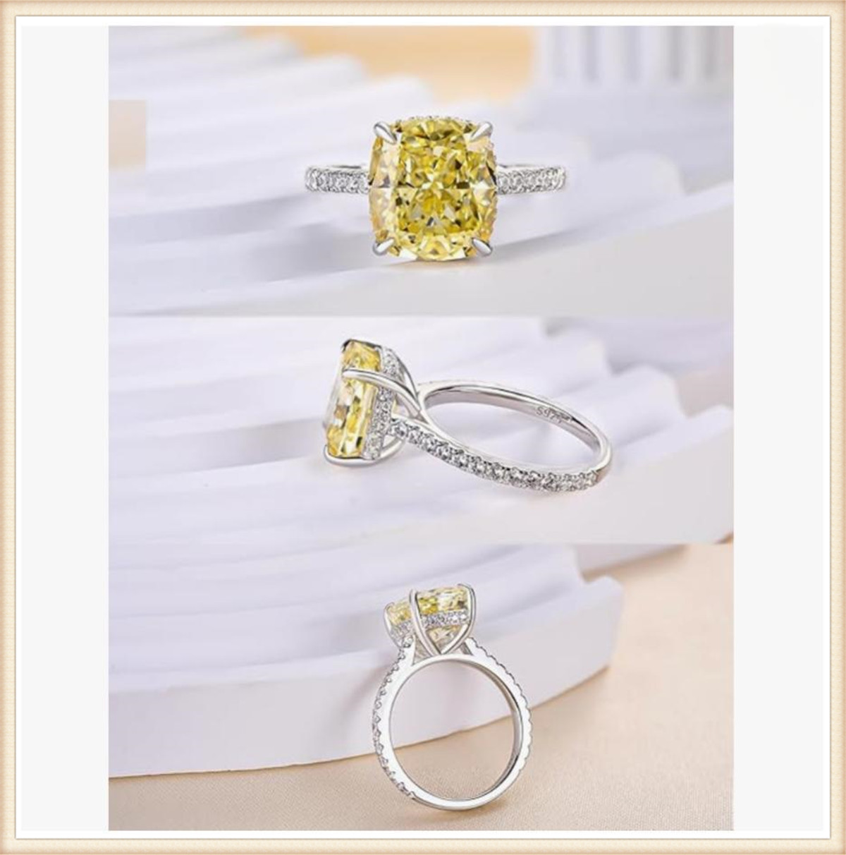 14 Ayar Som Altın Laboratuvard - Lab Grown Diamond Ring 14K Gold incelemesi ve fiyatı