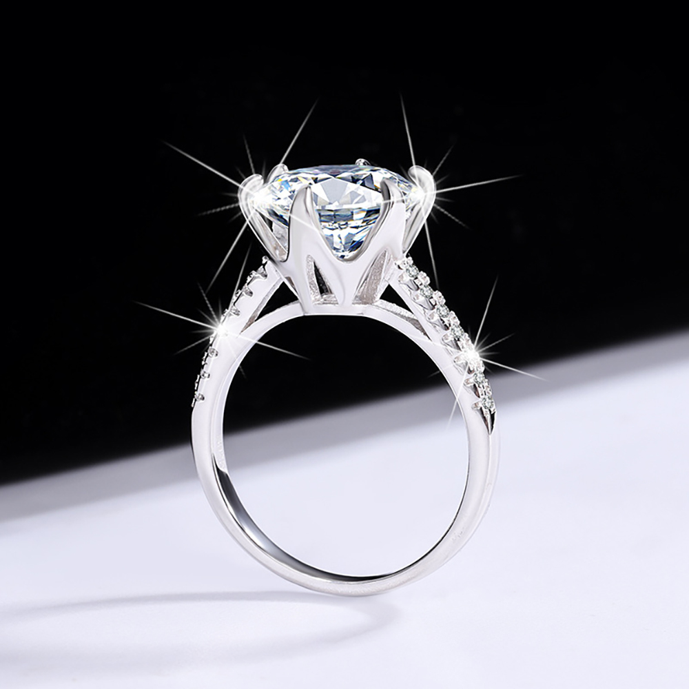 JoyceJelly 5 karat Moissanite  - Moissanite Engagement Ring 2 Carat D Vvs1 incelemesi ve fiyatı