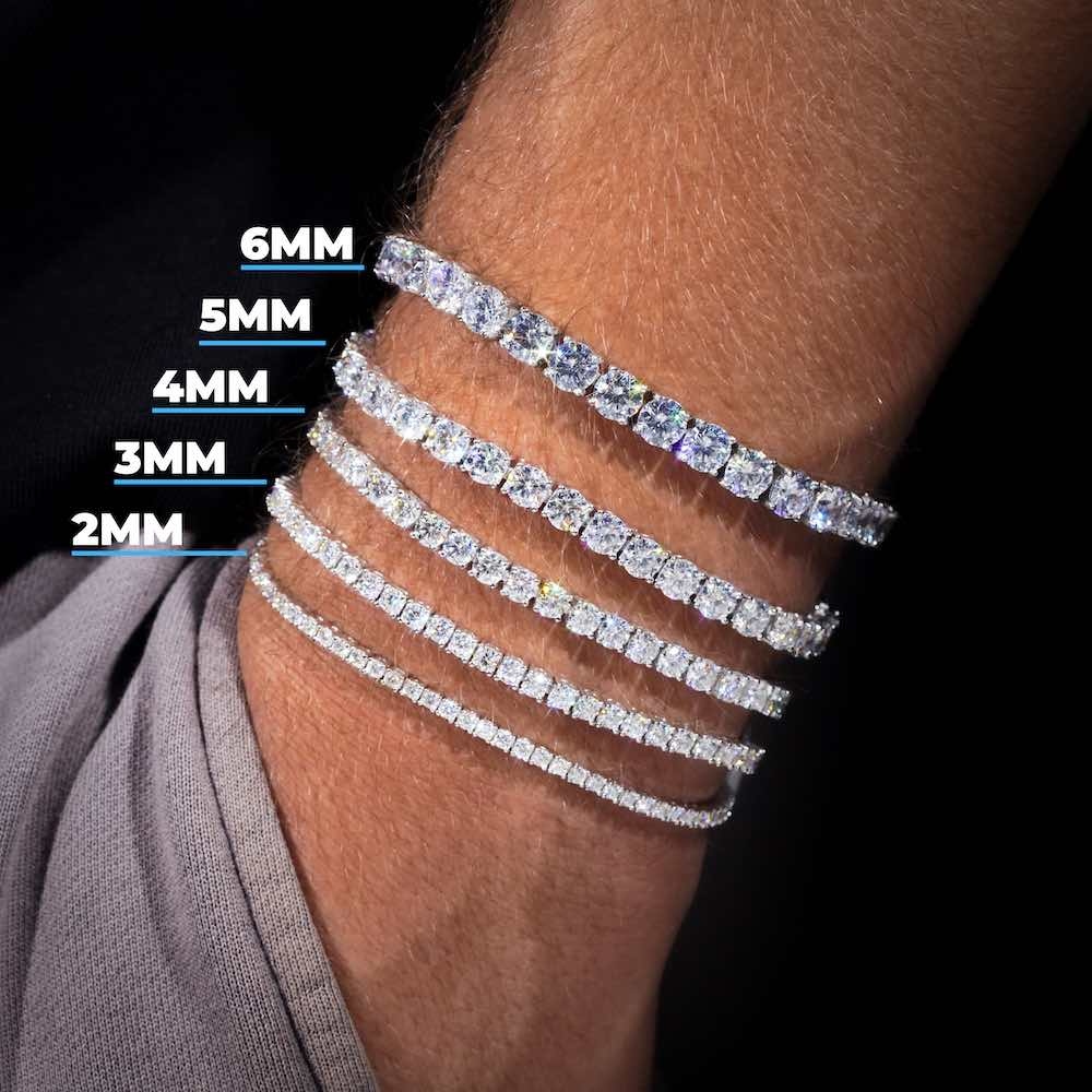 925 VVS Moissanit Tenis Zincir - Moissanite Tennis Bracelet 925 Sterling incelemesi ve fiyatı